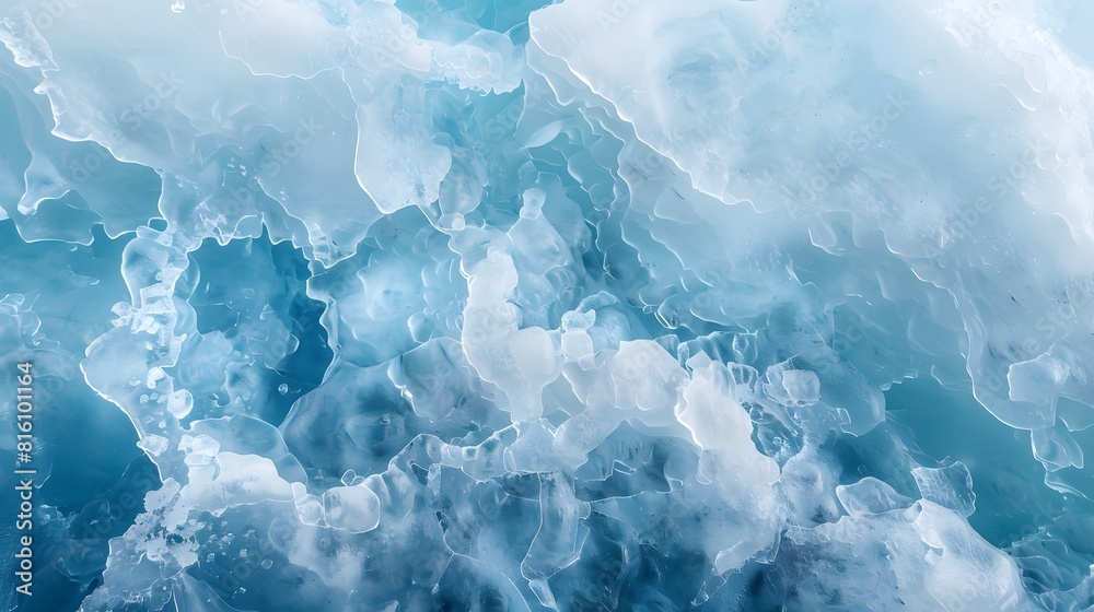 Abstract background of under ice frozen air flows in lake Abstract background of under ice frozen air flows in lake