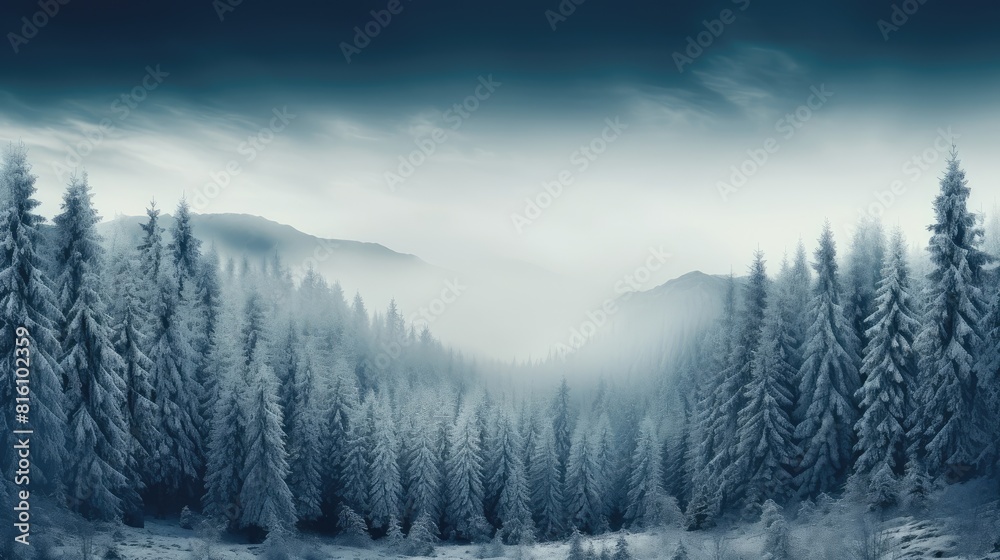 Fototapeta premium snow covered mountains