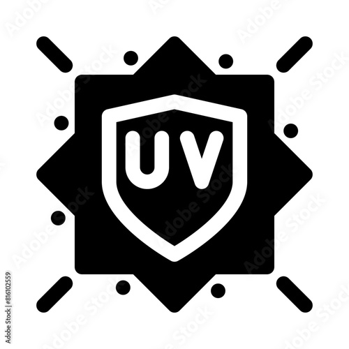 uv glyph icon