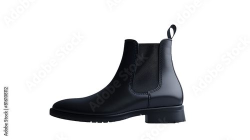 Chelsea Boot Mockup on transparent background photo