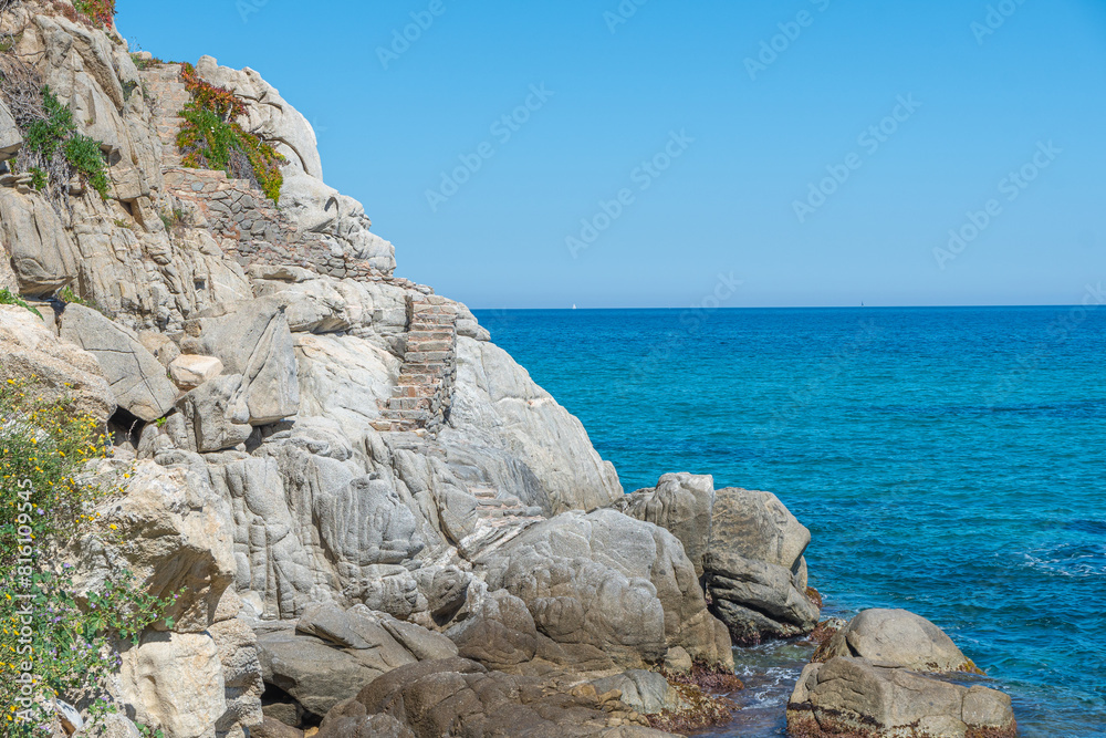 Cami Ronda de Platja d'Aro en Catalogne, Espagne.