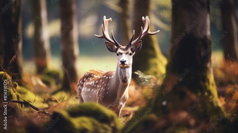 Fototapeta premium deer in the forest