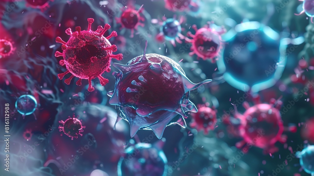 Nanotechnology in medical diagnostics solid background Nanotechnology in medical diagnostics solid background