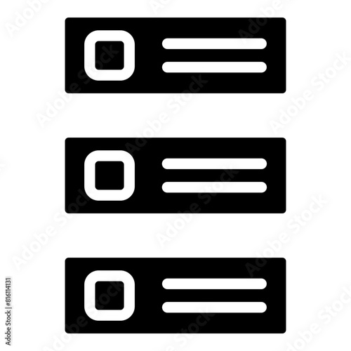 Backlog Glyph Icon Design