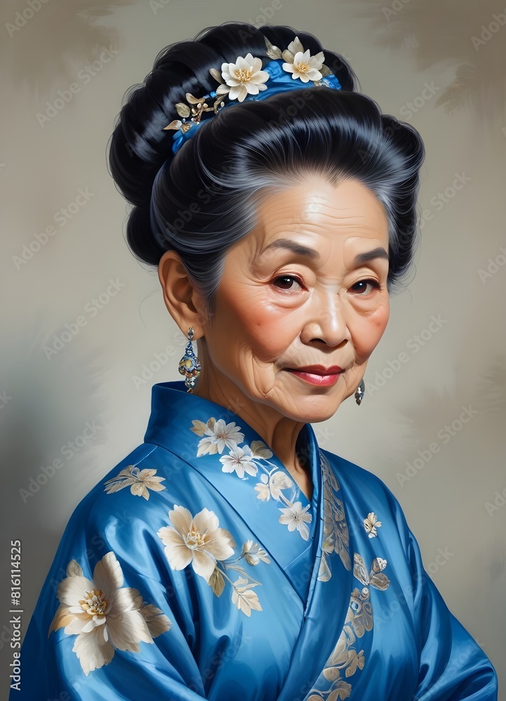 Portrait of a asian woman Portrait of a asian woman