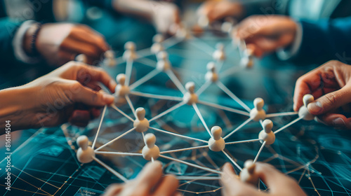 Networking at Local Event: Small Business Owner Engaging in Community Relationship Building for Growth   Photo Realistic Concept in Business Operations and Engagement