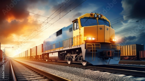 train on the rails