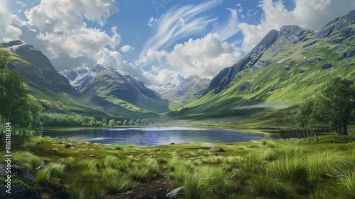 Scottish landscape hyper realistic  © Business Pics