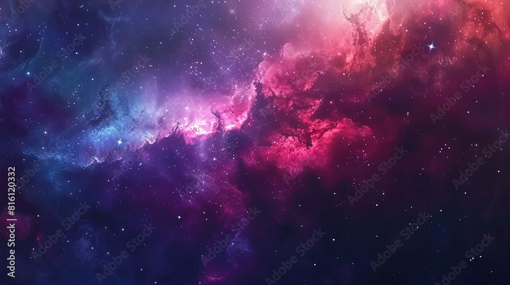 Fototapeta premium Abstract Colorful Galaxy and Space Background Beautiful