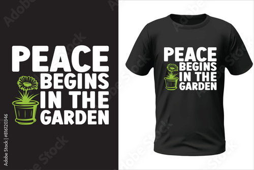 Gardening T-shirt Design
