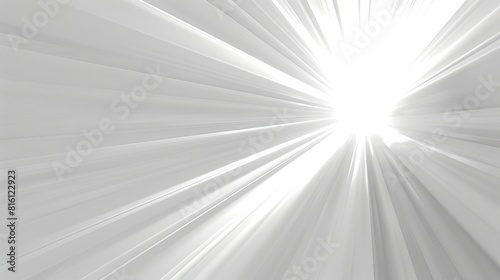 Striking abstract of white light rays emanating, perfect for a high-impact wallpaper or background