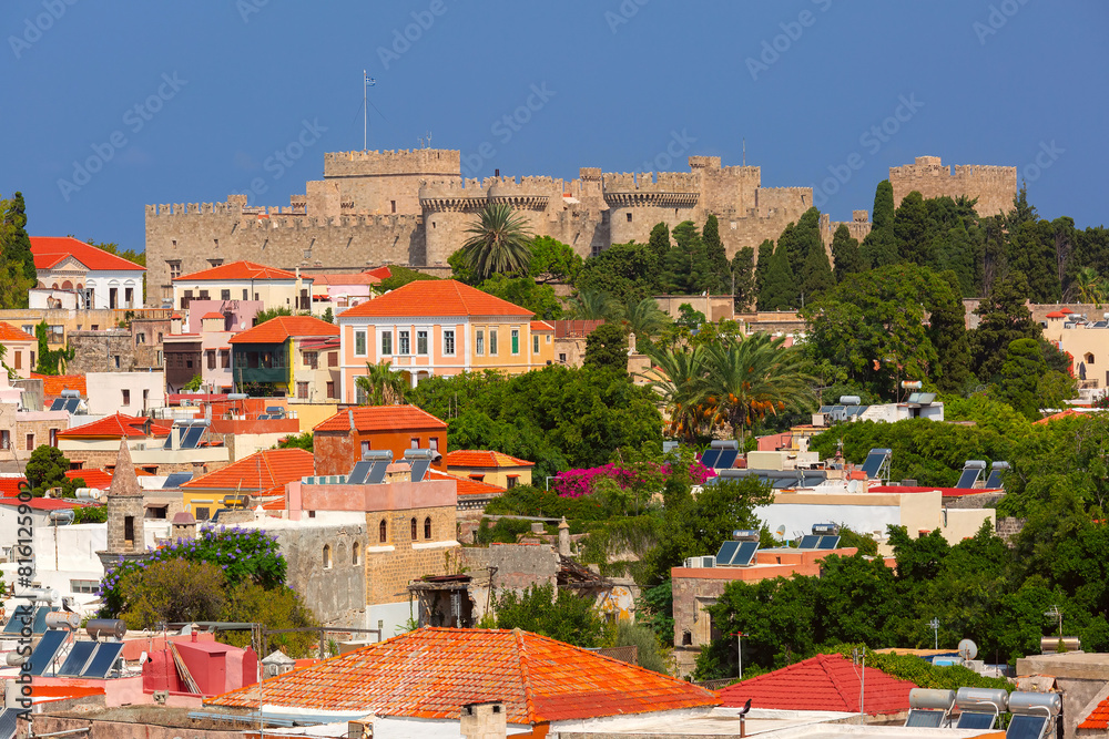 Historic Town and Castle View, Rhodes