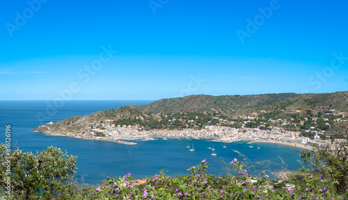 Vue de El Port de la Selva en Catalogne, Espagne.