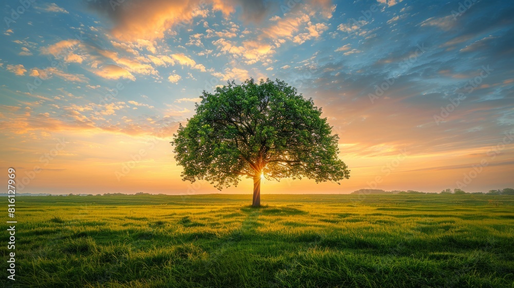 Obraz premium Lonely luxury tree