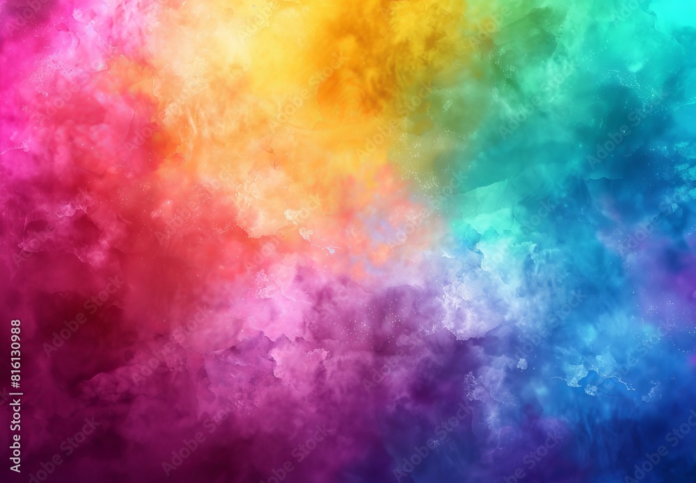 Radiating vibrant colors, this abstract smoke cloud could make for a captivating best seller wallpaper or background