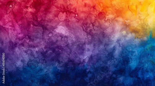 A vibrant mix of colors blending in a beautiful watercolor style, making it an abstract wallpaper that would serve as a great background best-seller © Psychologist