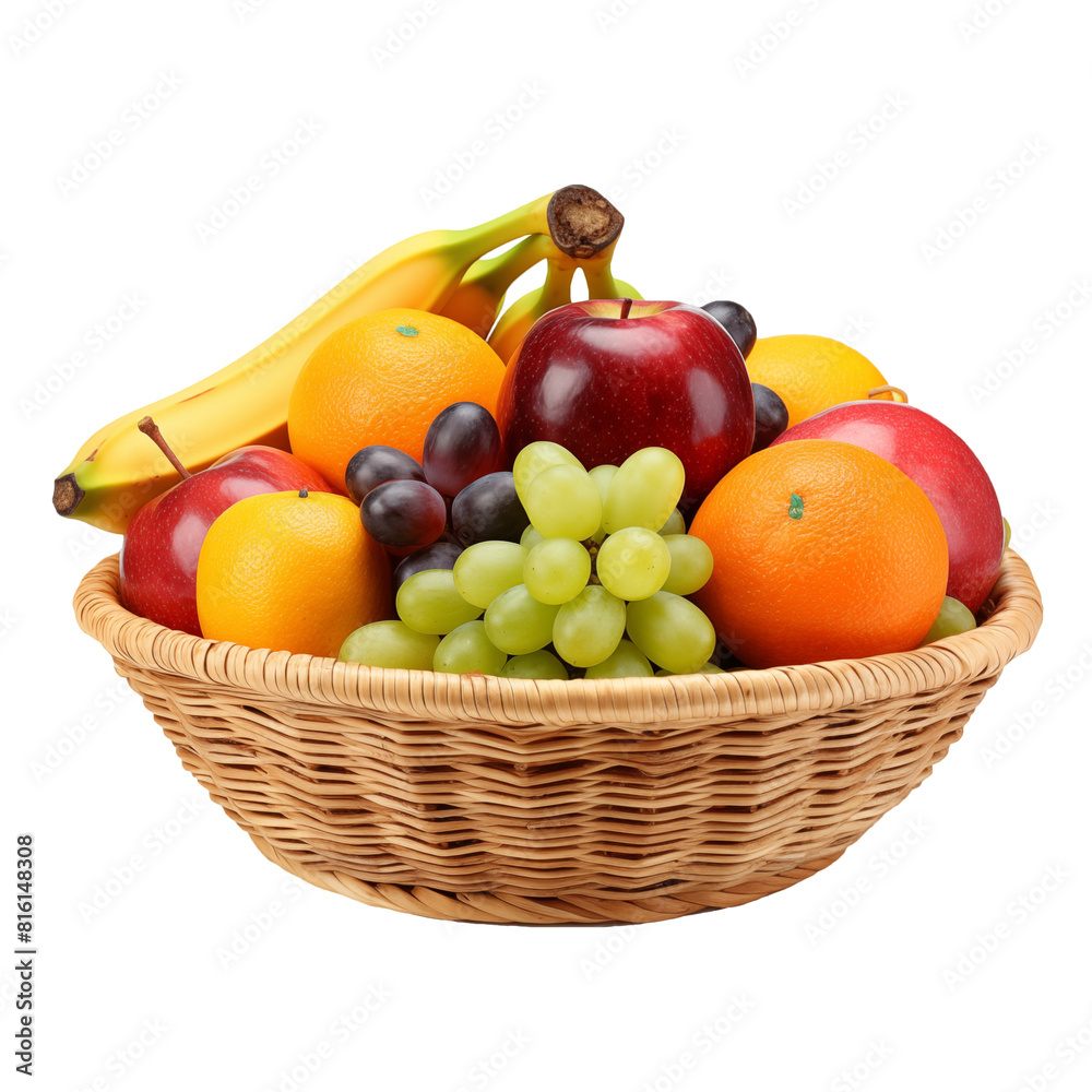 basket of fruits transparent background basket of fruits transparent background