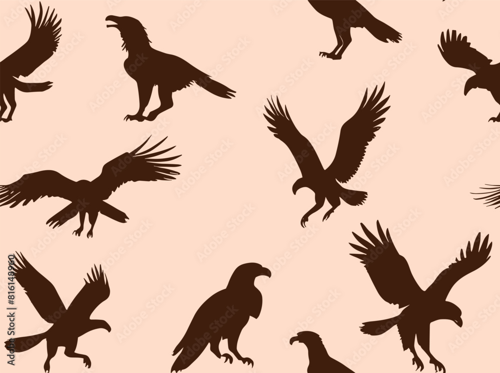 Eagle animal pattern texture repeating seamless Eagle animal pattern texture repeating seamless