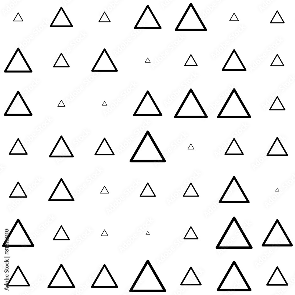 Triangles line random pattern background. Vector illustration.