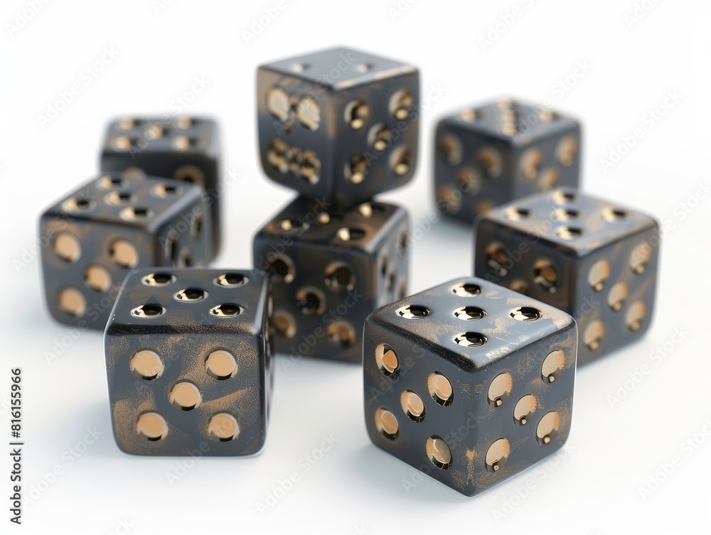 3d modelDesign a visualization highlighting the fairness of dice design and manufacturing.isolated on white background 3d modelDesign a visualization highlighting the fairness of dice design and manufacturing.isolated on white background