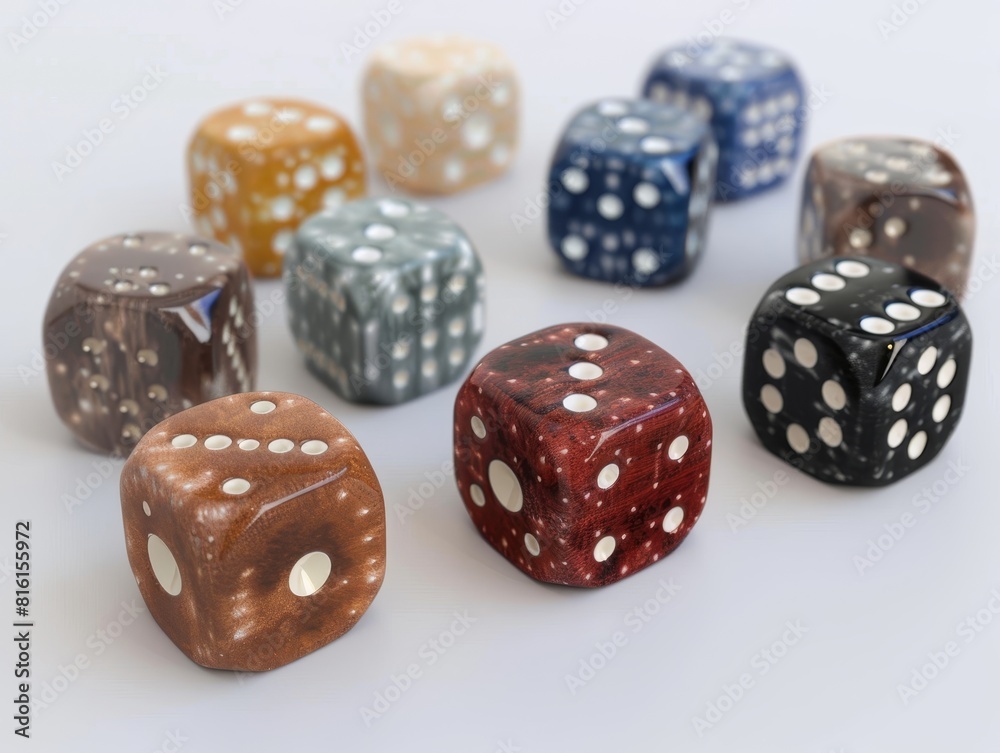 3d modelDesign a visualization highlighting the fairness of dice design and manufacturing.isolated on white background 3d modelDesign a visualization highlighting the fairness of dice design and manufacturing.isolated on white background