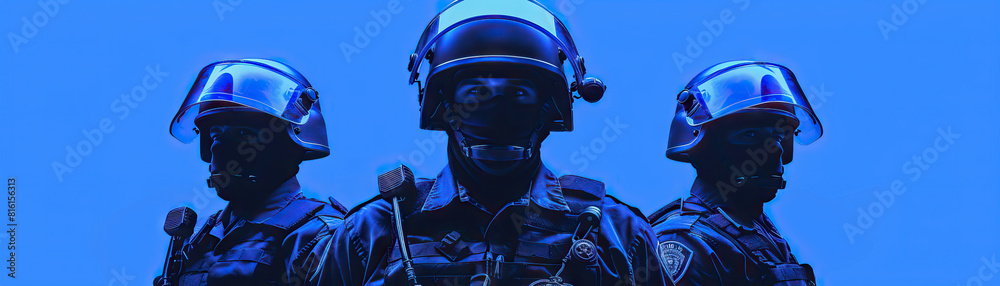 Public Safety (Blue): Represents the dual role of police in ensuring public safety while respecting the right to protest