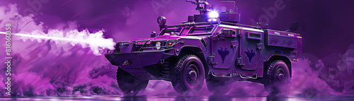 Demilitarization (Purple): Symbolizes efforts to reduce or eliminate the militarization of police forces photo