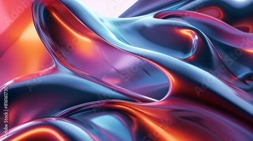 3D Abstract Modern Background hyper realistic 