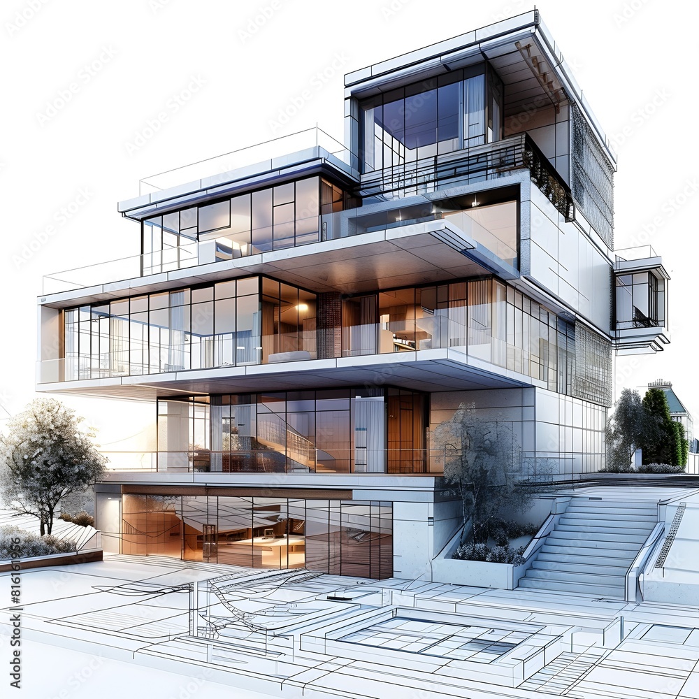 Picture of Cutting-Edge Architectural Design:Streamlining the Construction Process ...
