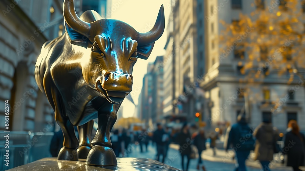 Bullish Momentum: Wall-Street’s Bronze Icon Amidst Urban Finance
Bullish Momentum: Wall-Street’s Bronze Icon Amidst Urban Finance