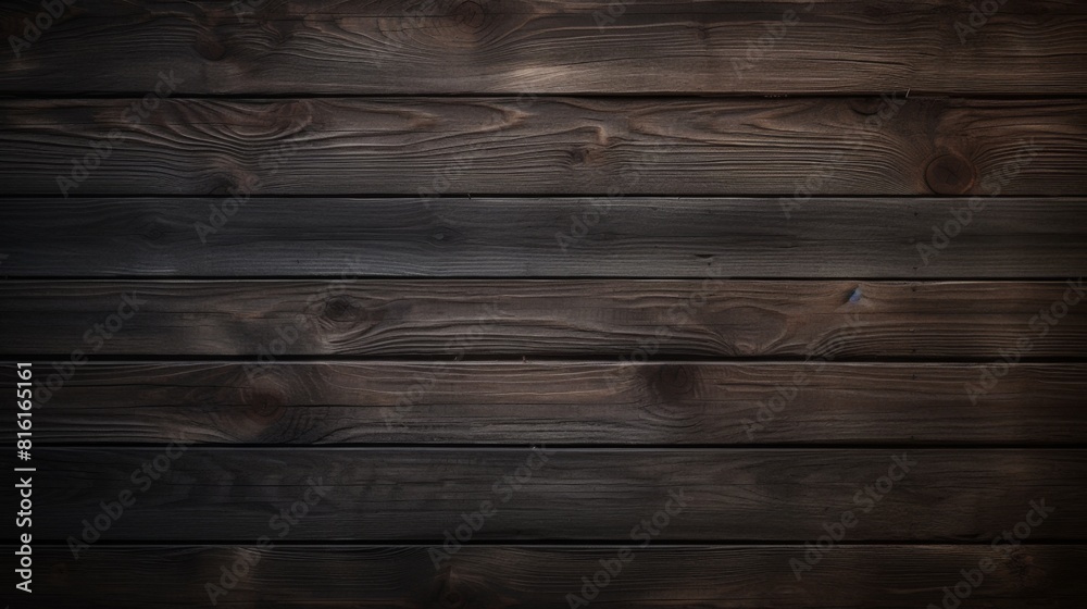 A detailed, full-frame image of dark wooden planks with rich textures perfect for backgrounds or design elements A detailed, full-frame image of dark wooden planks with rich textures perfect for backgrounds or design elements