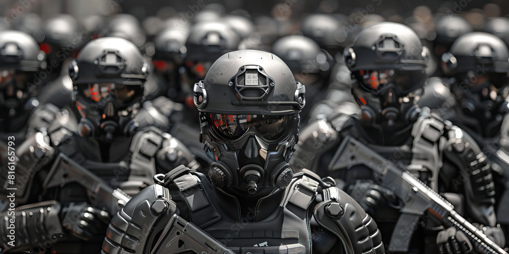 Media Portrayal (Gray): Symbolizes the portrayal of police militarization in the media and popular culture Media Portrayal (Gray): Symbolizes the portrayal of police militarization in the media and popular culture