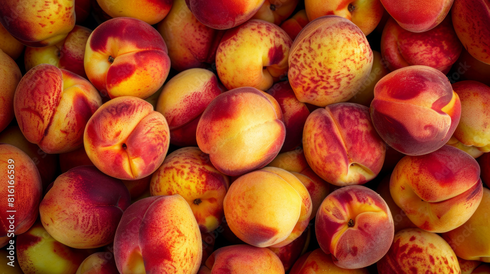 Collection of fresh and juicy ripe peaches. Collection of fresh and juicy ripe peaches.