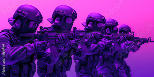Demilitarization (Purple): Symbolizes efforts to reduce or eliminate the militarization of police forces