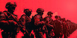 Legal Authority (Red): Signifies debates about the legal authority and constitutionality of police militarization
