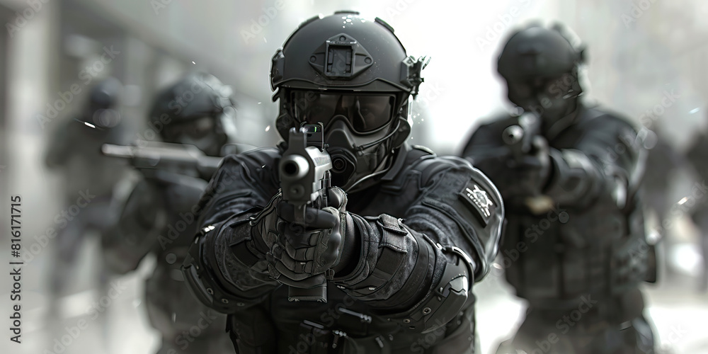 Training (Gray): Signifies the specialized training that police receive to operate in a militarized manner Training (Gray): Signifies the specialized training that police receive to operate in a militarized manner