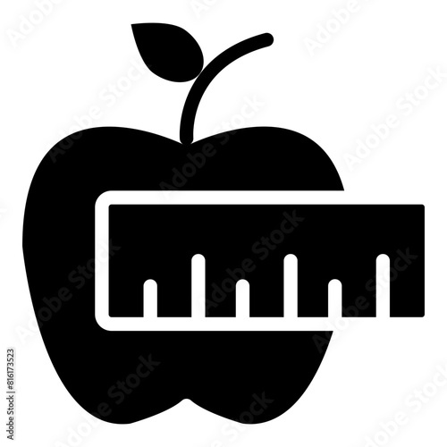 Diet Glyph Icon Design