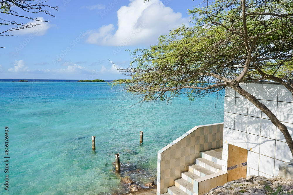 Fototapeta premium Aruba landscape, Pos Chiquito Beach Park 