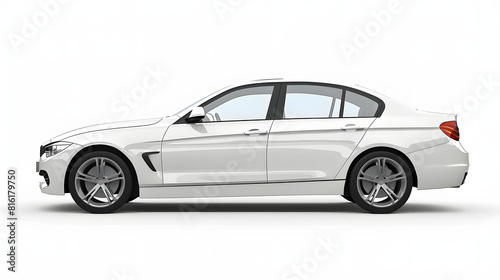 Private car test drives isolated on white background  detailed  png 