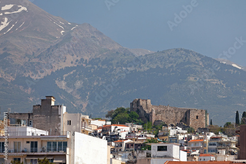 Patra Castle with behind the Panachaiko photo