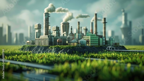Environment Industry  Urban Factory Development with Ecology Concept