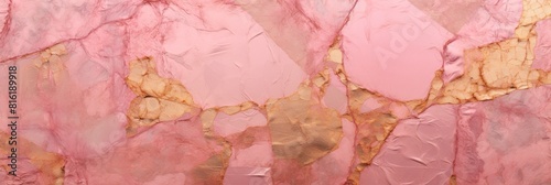 Abstract pink and gold textured surface with soft, flowing brushstrokes, creating a luxurious and elegant designLuxury, Femininity, Texture, Pink, Gold
