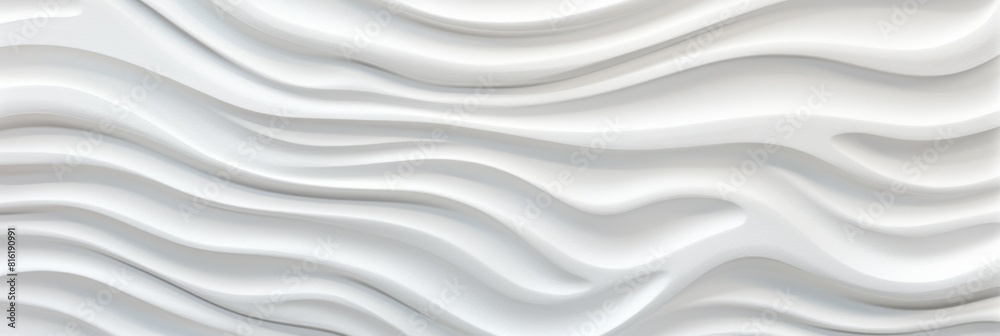 Abstract white wavy texture with smooth, flowing lines creating a modern and minimalist design

Minimalism, Modern, Flow, White, Texture