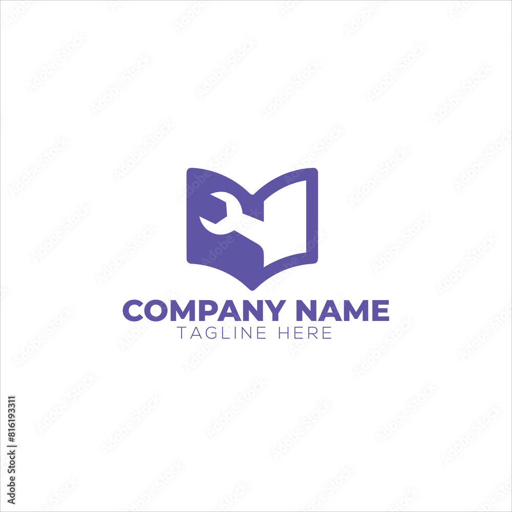 Academy, School and Course logo design template