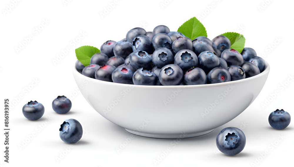 Blueberry with white background Blueberry with white background