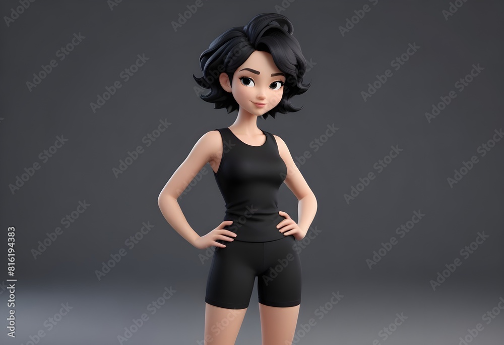 MOckup of shirts sleeve less and plain using 3D render cartoon models, shirts for boys and girls and also kids with background mockup designs MOckup of shirts sleeve less and plain using 3D render cartoon models, shirts for boys and girls and also kids with background mockup designs