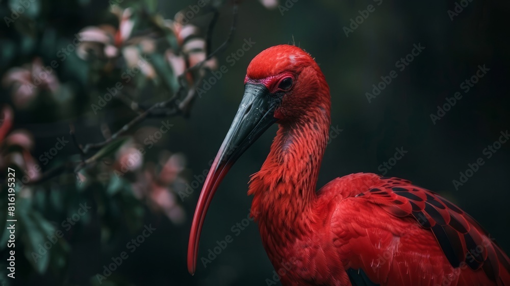 Fototapeta premium red ibis.