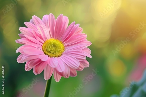 Bright Floral Background featuring Daisy Flower Closeup and Vibrant Summer Colors