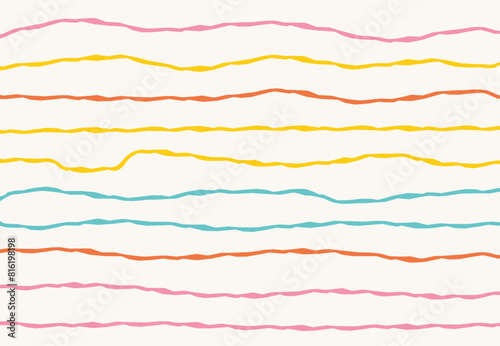 Hand drawn doodle lines and grid. Organic shape with dry brush texture in trendy color. abstract creative minimalist artistic hand painted composition grunge strokes. Vector illustration.