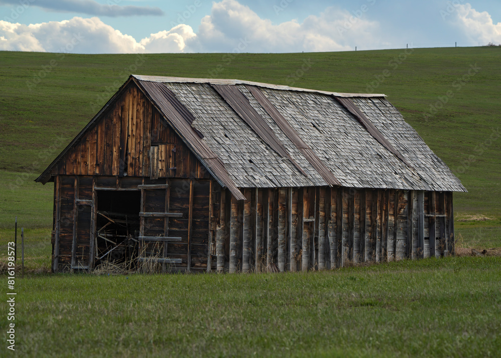 rustic old barn in a pasture Steamboat Springs colorado rustic old barn in a pasture Steamboat Springs colorado